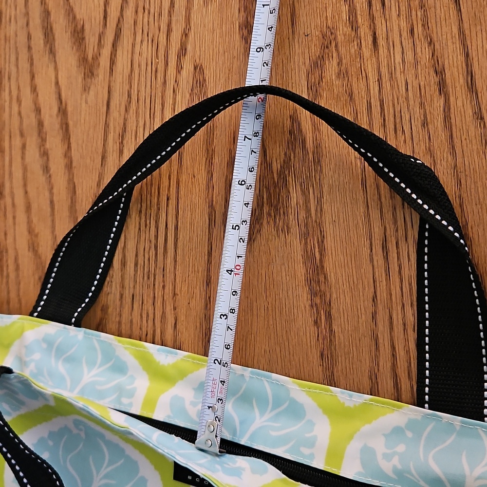 Scout Weekender Bag Tote Inna Garden Aqua and Lime Damask Carryon Travel Storage - Picture 14 of 14